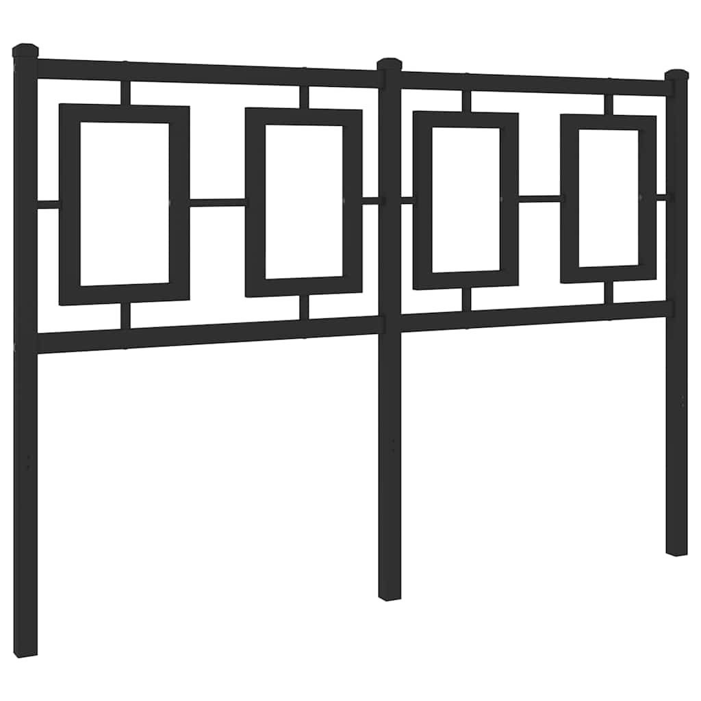 Testiera di Ricambio in Metallo Nero 120 cm
