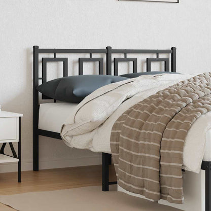 Testiera di Ricambio in Metallo Nero 120 cm
