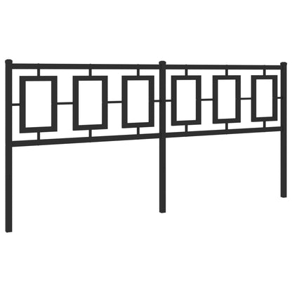 Testiera di Ricambio in Metallo Nero 180 cm