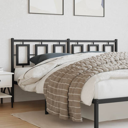 Testiera di Ricambio in Metallo Nero 180 cm