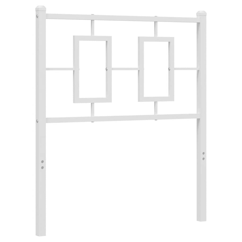 Testiera di Ricambio in Metallo Bianco 75 cm