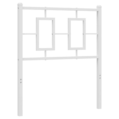 Testiera di Ricambio in Metallo Bianco 80 cm