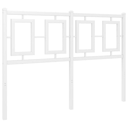 Testiera di Ricambio in Metallo Bianco 120 cm