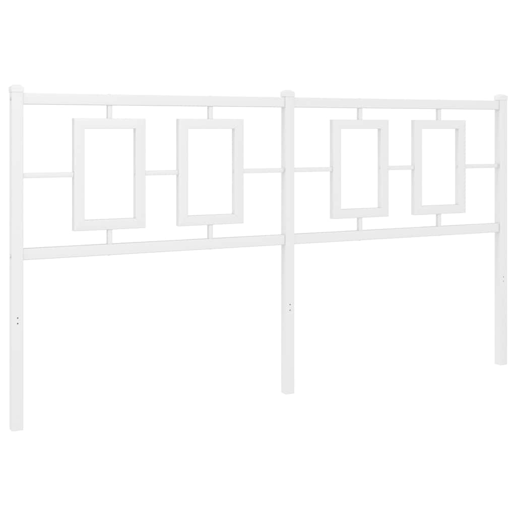 Testiera di Ricambio in Metallo Bianco 150 cm