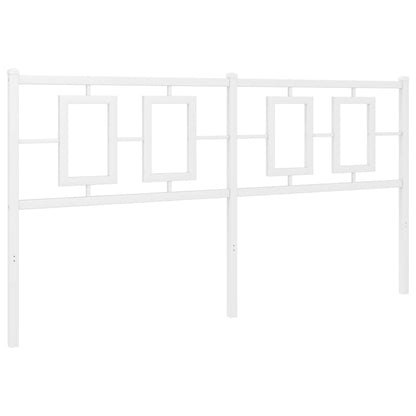 Testiera di Ricambio in Metallo Bianco 150 cm