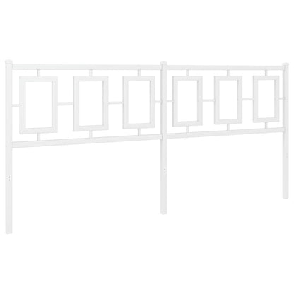 Testiera di Ricambio in Metallo Bianco 180 cm