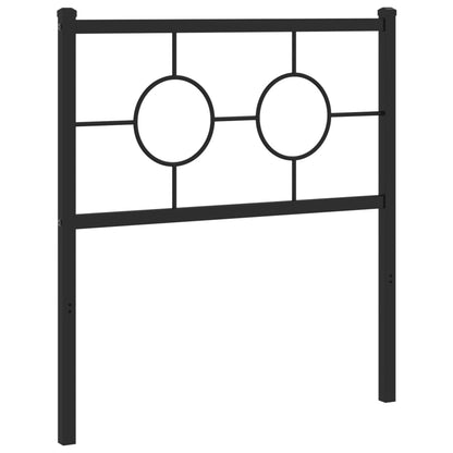 Testiera di Ricambio in Metallo Nero 75 cm
