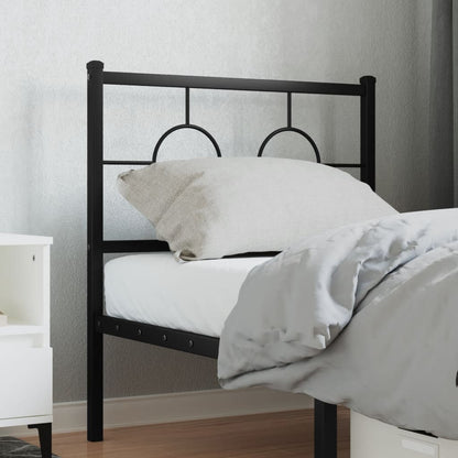 Testiera di Ricambio in Metallo Nero 75 cm