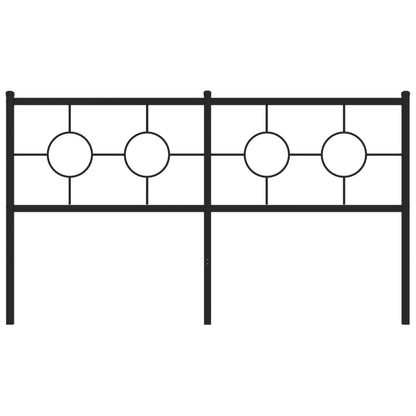 Testiera di Ricambio in Metallo Nero 150 cm