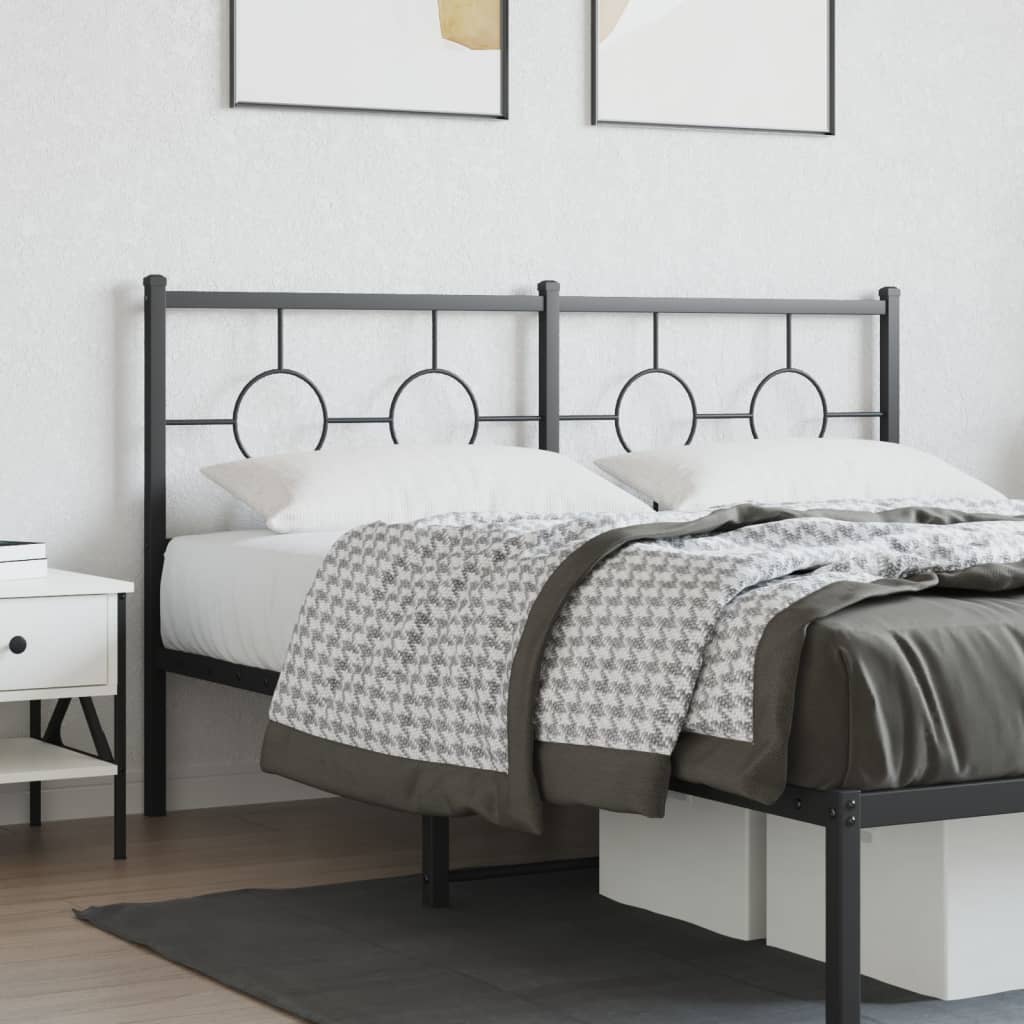 Testiera di Ricambio in Metallo Nero 150 cm