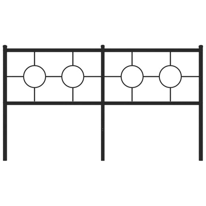 Testiera di Ricambio in Metallo Nero 160 cm