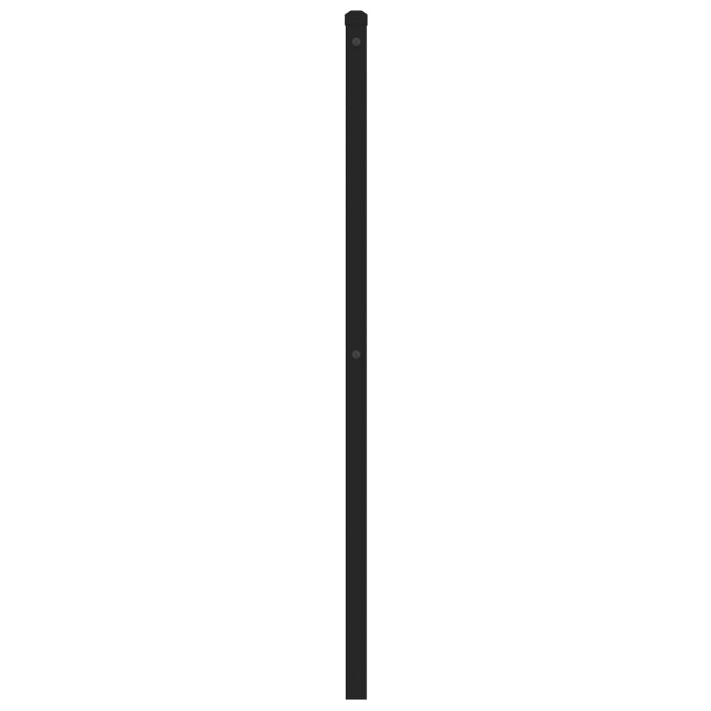 Testiera di Ricambio in Metallo Nero 160 cm
