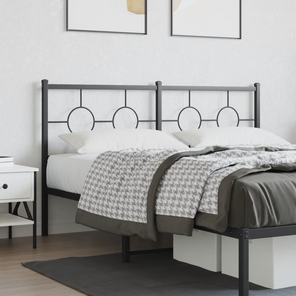 Testiera di Ricambio in Metallo Nero 160 cm