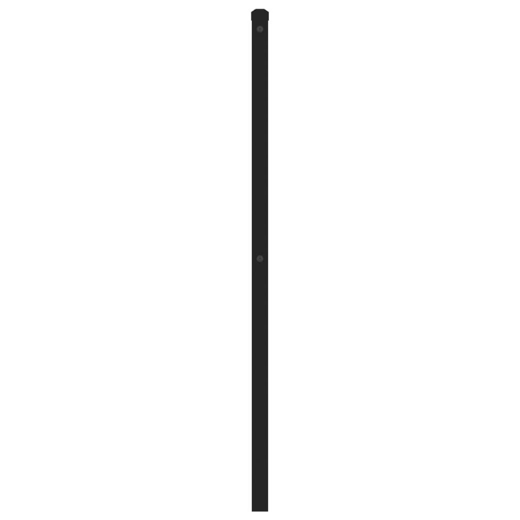Testiera di Ricambio in Metallo Nero 180 cm
