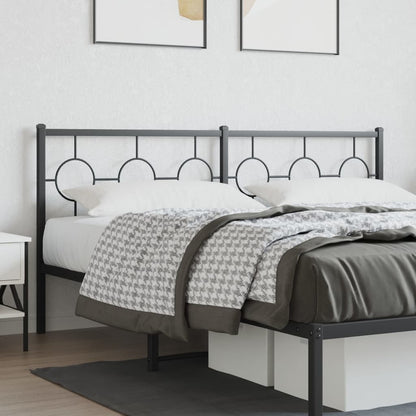 Testiera di Ricambio in Metallo Nero 180 cm
