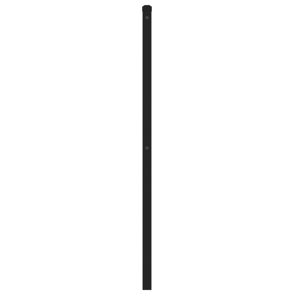 Testiera di Ricambio in Metallo Nero 193 cm
