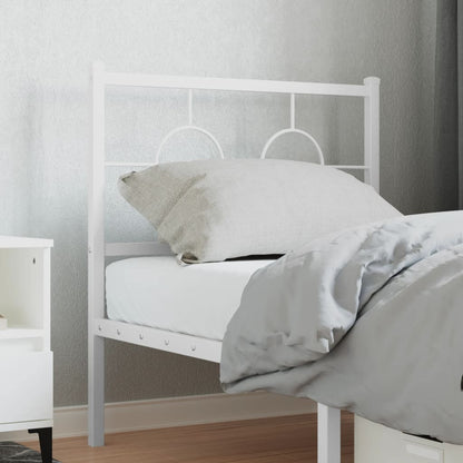 Testiera di Ricambio in Metallo Bianco 75 cm