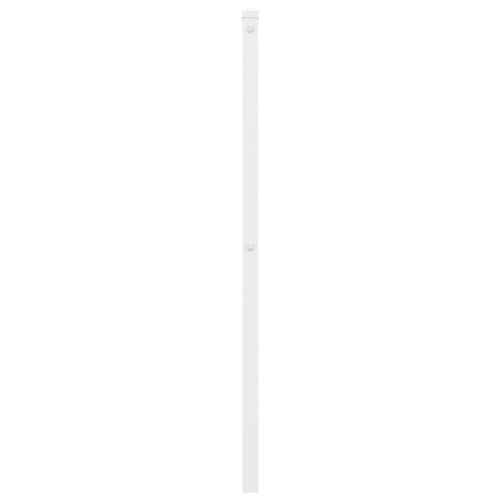 Testiera di Ricambio in Metallo Bianco 80 cm