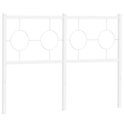 Testiera di Ricambio in Metallo Bianco 120 cm