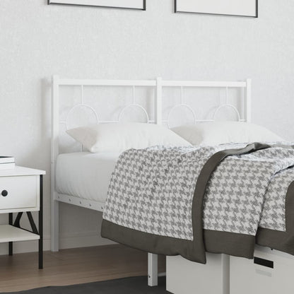 Testiera di Ricambio in Metallo Bianco 120 cm