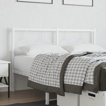 Testiera di Ricambio in Metallo Bianco 135 cm