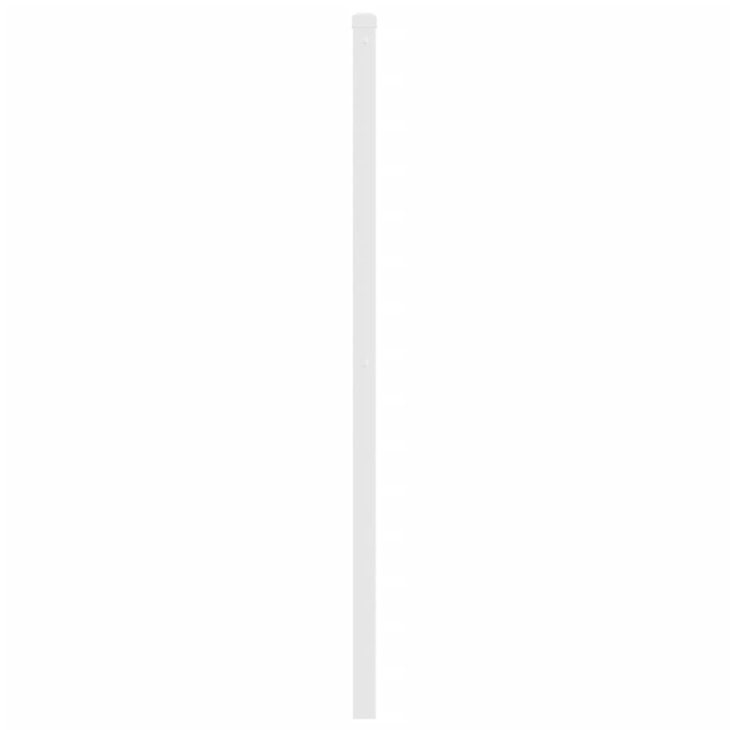 Testiera di Ricambio in Metallo Bianco 140 cm