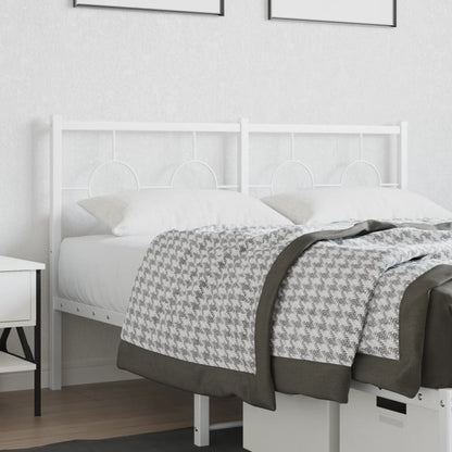 Testiera di Ricambio in Metallo Bianco 140 cm