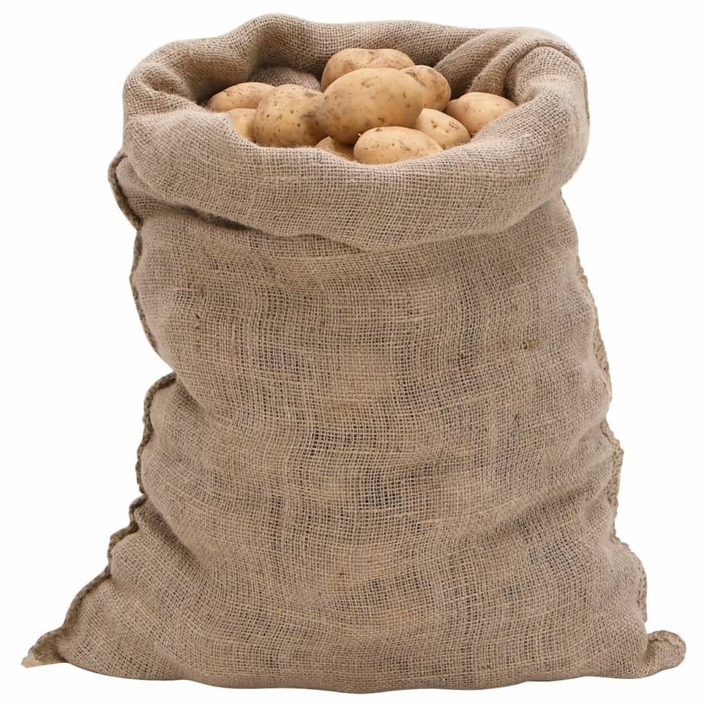 Sacchi di Iuta 10pz 60x105 cm 100% Iuta 220 gsm