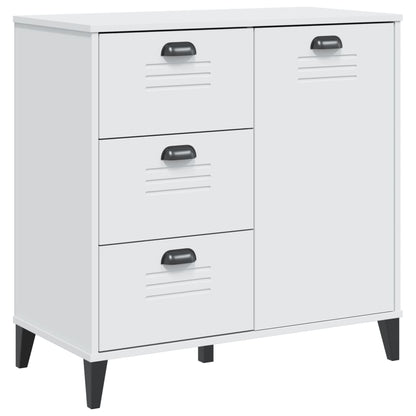 Credenza VIKEN Bianca 80x40x80 cm in Legno Multistrato