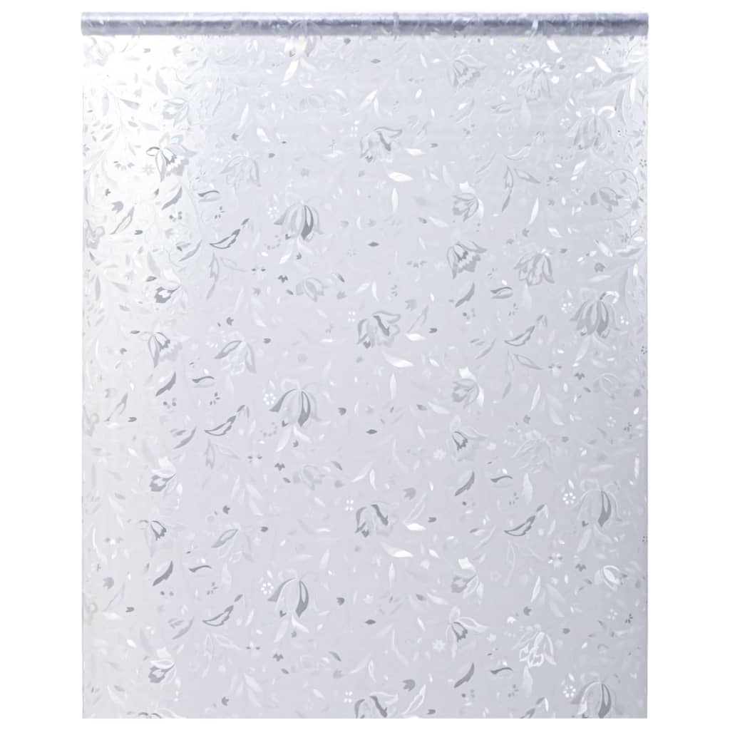 Pellicola per Finestra Smerigliata Motivo Fiori 45x500 cm PVC