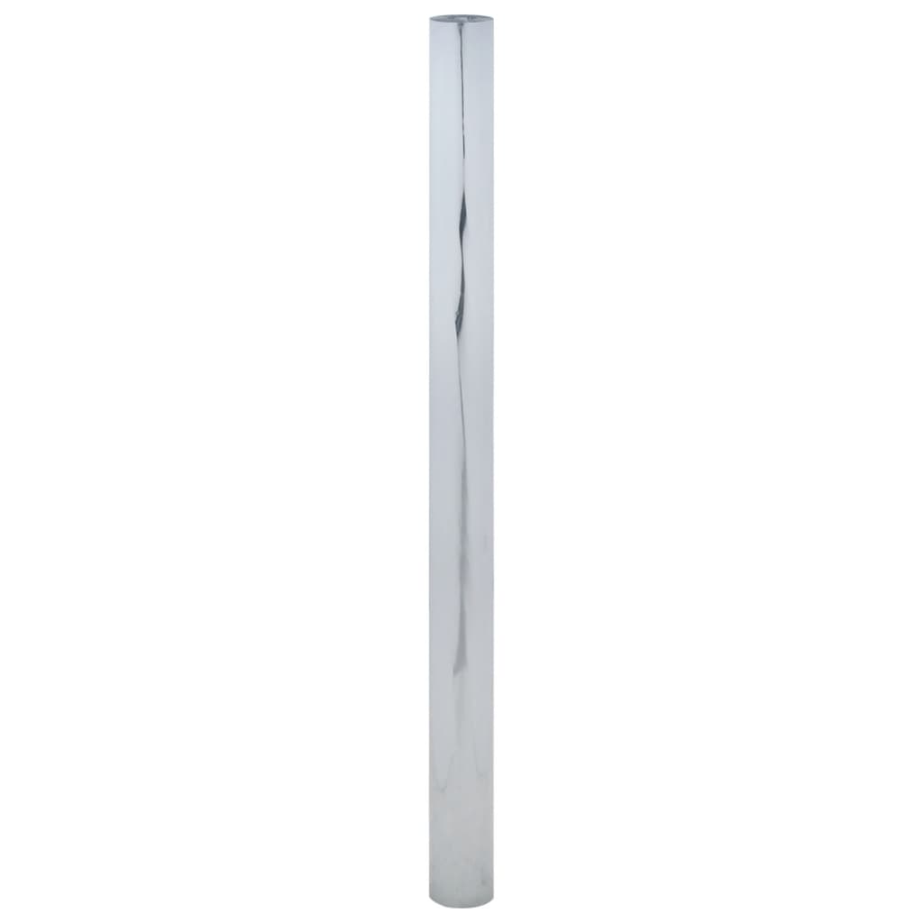 Pellicola Solare Statica Effetto Riflettente Argento 45x500 PVC