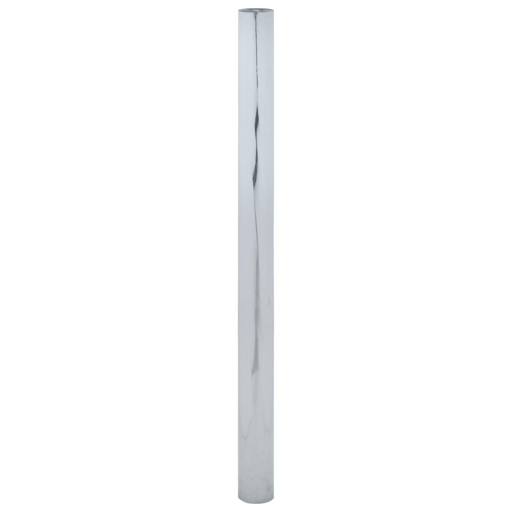 Pellicola Solare Statica Riflettente Argento 45x2000 cm PVC