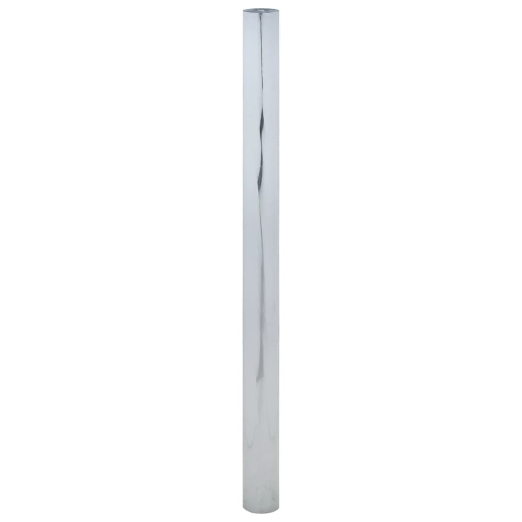 Pellicola Solare Statica Riflettente Argento 90x1000 cm PVC