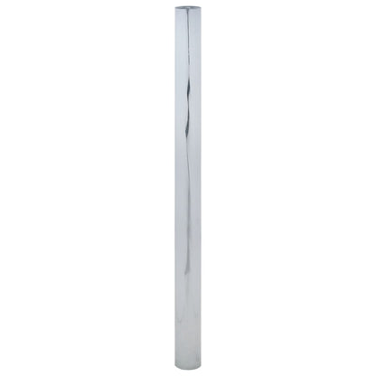 Pellicola Solare Statica Riflettente Argento 90x2000 cm PVC