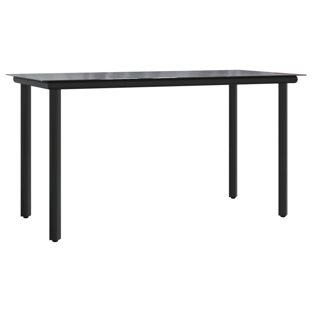 Set da Pranzo da Giardino 7pz con Cuscini in Polyrattan Marrone
