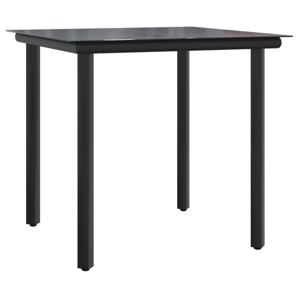 Set da BistrÃ² 3 pz con Cuscini Grigio in Polyrattan