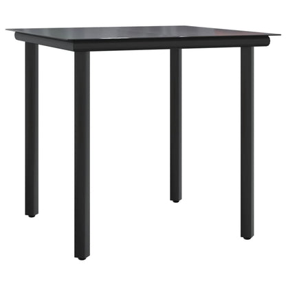 Set da BistrÃ² 3 pz con Cuscini Grigio in Polyrattan