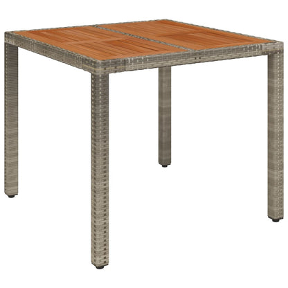 Set da BistrÃ² 3 pz con Cuscini Grigio in Polyrattan