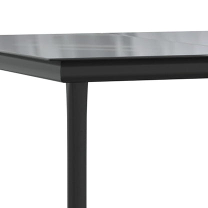 Set da Pranzo da Giardino 7pz con Cuscini in Polyrattan Marrone
