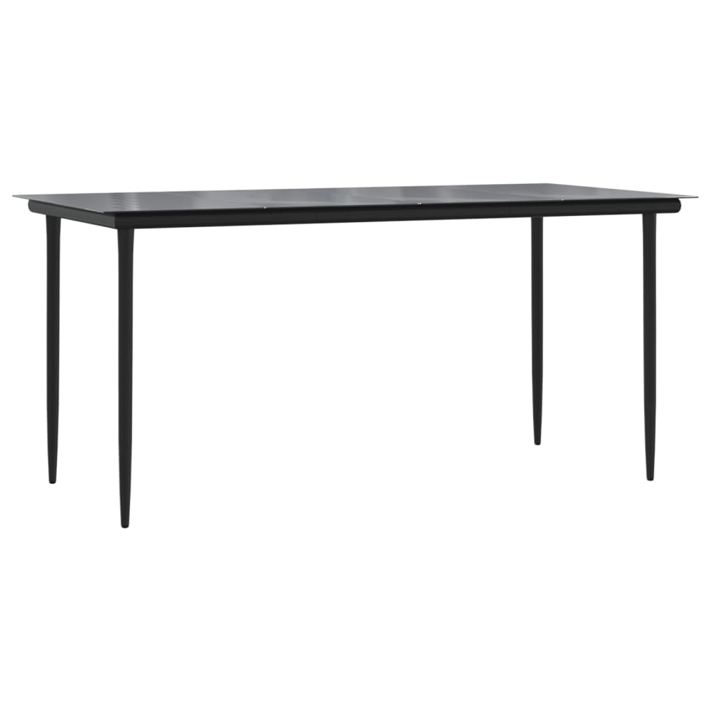 Set da Pranzo da Giardino 7pz con Cuscini in Polyrattan Marrone