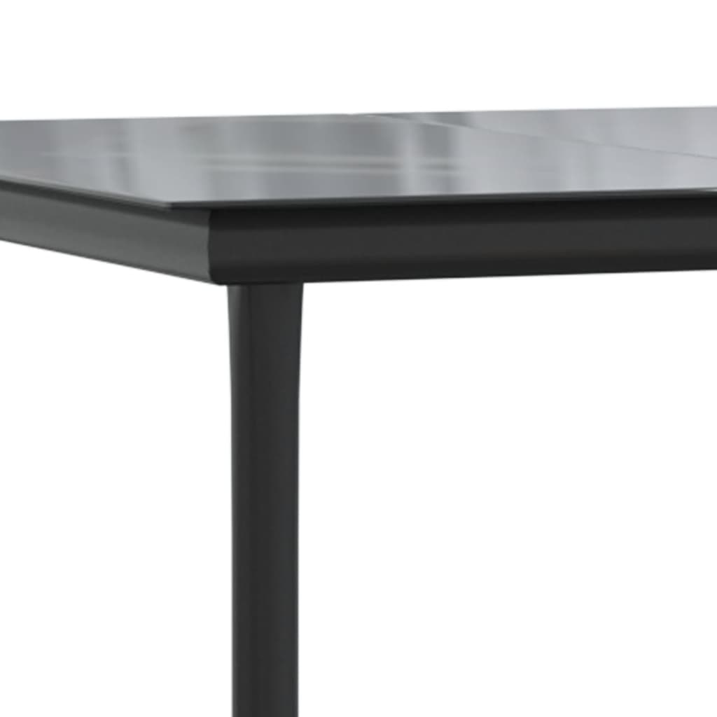 Set da Pranzo da Giardino 7pz con Cuscini in Polyrattan Marrone