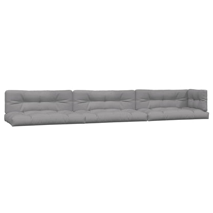 Set Divano Pallet da Giardino 6 pz con Cuscini Massello Acacia