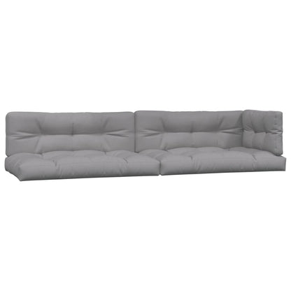Set Divano Pallet da Giardino 6 pz con Cuscini Massello Acacia