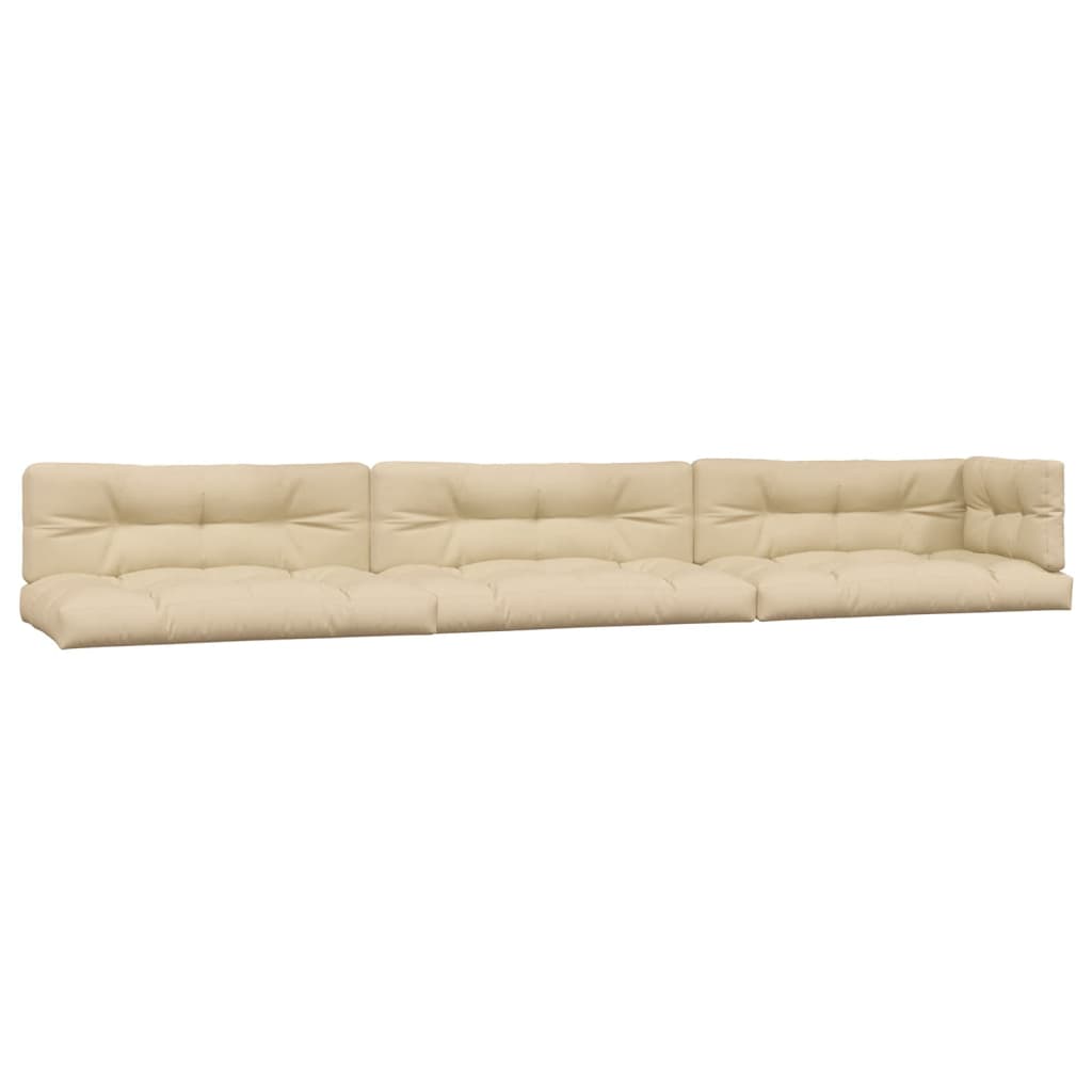 Set Divano Pallet da Giardino 6 pz con Cuscini Massello Acacia