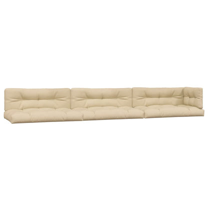 Set Divano Pallet da Giardino 6 pz con Cuscini Massello Acacia