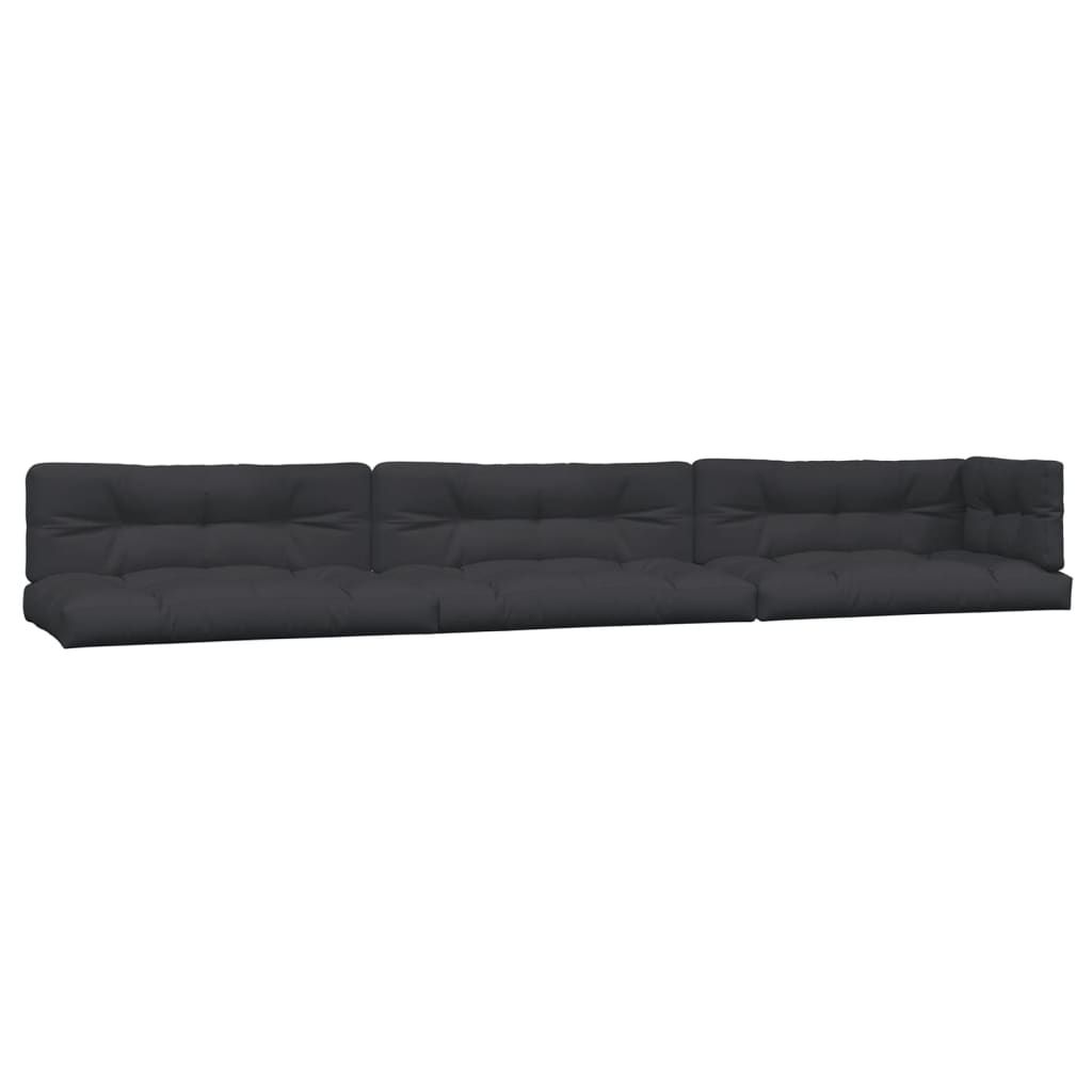 Set Divano Pallet da Giardino 6 pz con Cuscini Massello Acacia