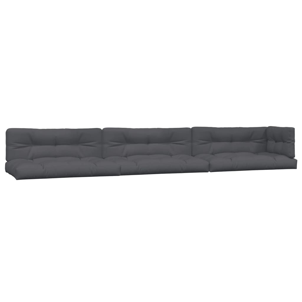 Set Divano Pallet da Giardino 6 pz con Cuscini Massello Acacia