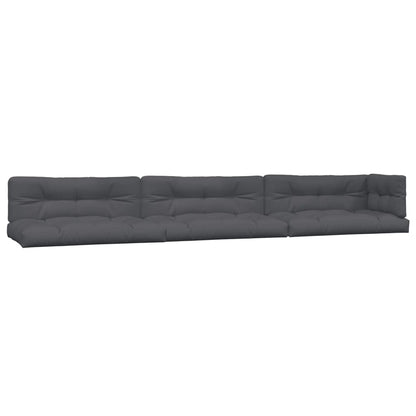 Set Divano Pallet da Giardino 6 pz con Cuscini Massello Acacia