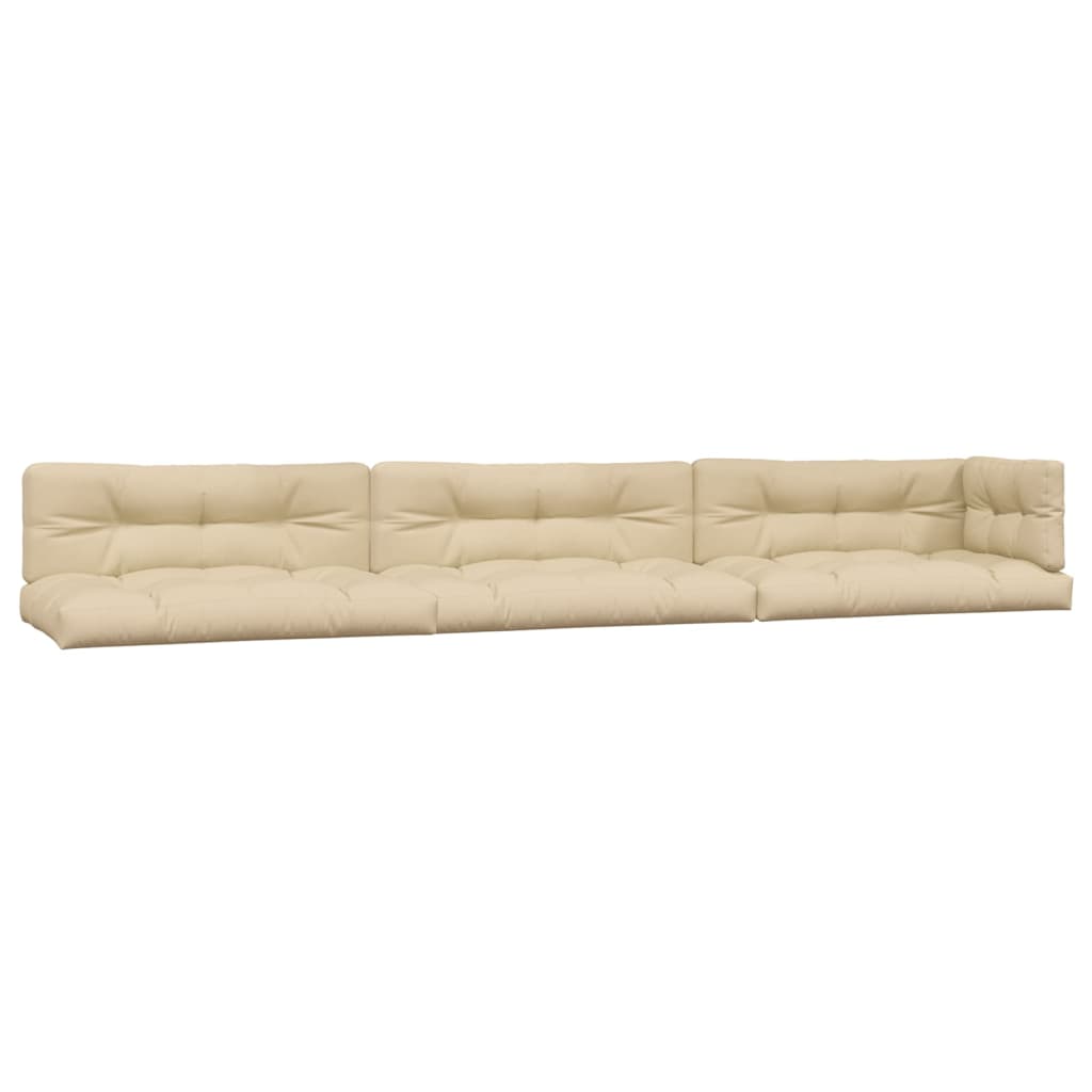 Set Divano Pallet da Giardino 6 pz con Cuscini Massello Acacia
