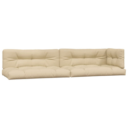 Set Divano Pallet da Giardino 6 pz con Cuscini Massello Acacia